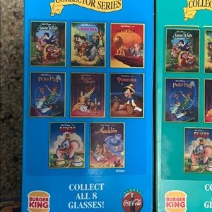 Disney Dining - DISNEY BurgerKing collectors series glasses Disney Dining - DISNEY BurgerKing collectors series glasses